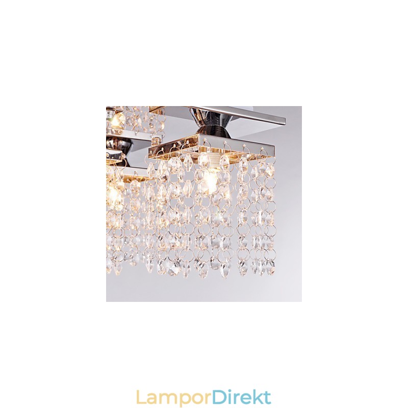 Taklampa Crystal Modern 5 Lampor