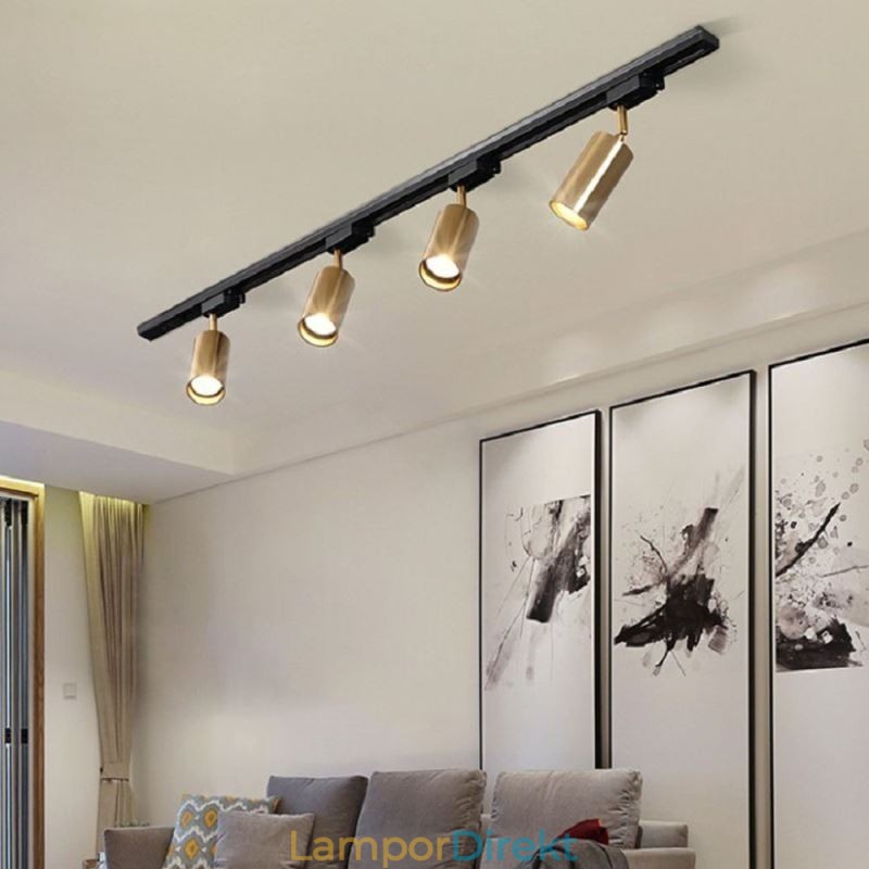 Modern Enkel Spotlight Aluminium Takskenljus