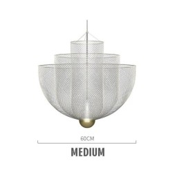 Nordic Grid Designer Creative And Unique Shape Art Dekorativa Taklampa