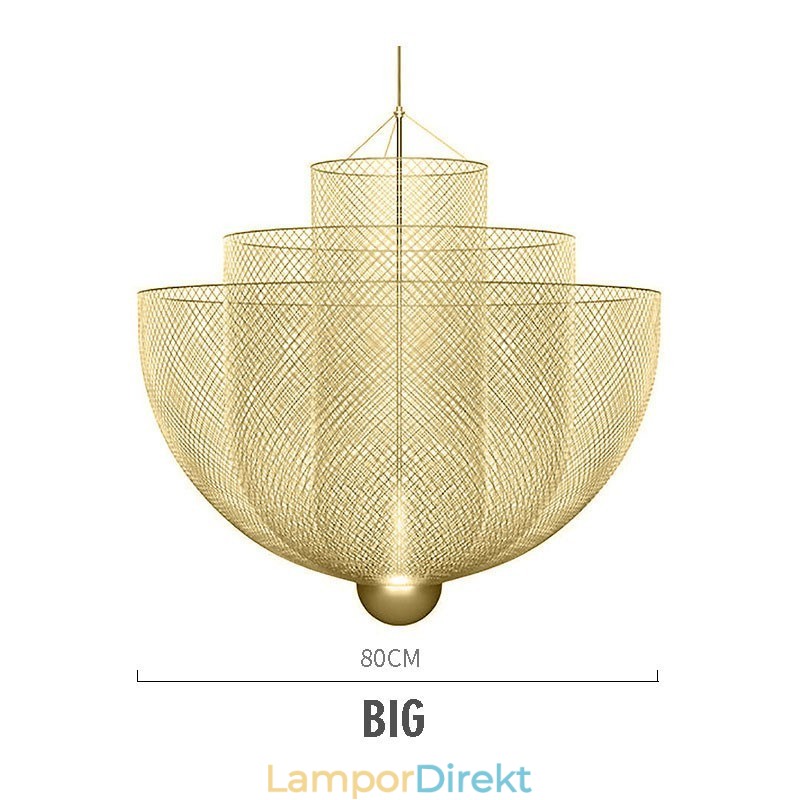 Nordic Grid Designer Creative And Unique Shape Art Dekorativa Taklampa
