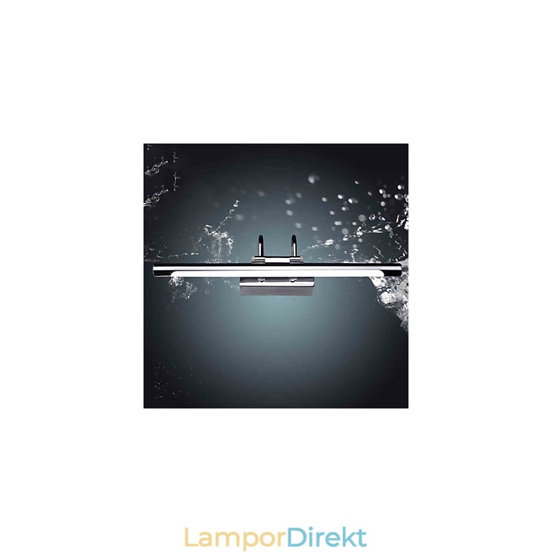 Spegellampor I Rostfritt Stål Akryl Badrumsvägglampor Sminklampor Kall Vit Varmvit (Storlek: 57X13,5X15)