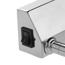 Spegellampor I Rostfritt Stål Akryl Badrumsvägglampor Sminklampor Kall Vit Varmvit (Storlek: 57X13,5X15)