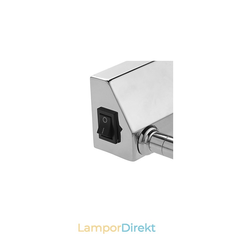 Spegellampor I Rostfritt Stål Akryl Badrumsvägglampor Sminklampor Kall Vit Varmvit (Storlek: 57X13,5X15)