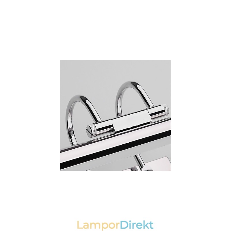 Spegellampor I Rostfritt Stål Akryl Badrumsvägglampor Sminklampor Kall Vit Varmvit (Storlek: 57X13,5X15)