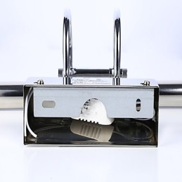 Spegellampor I Rostfritt Stål Akryl Badrumsvägglampor Sminklampor Kall Vit Varmvit (Storlek: 57X13,5X15)