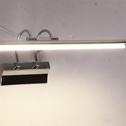 Spegellampor I Rostfritt Stål Akryl Badrumsvägglampor Sminklampor Kall Vit Varmvit (Storlek: 57X13,5X15)