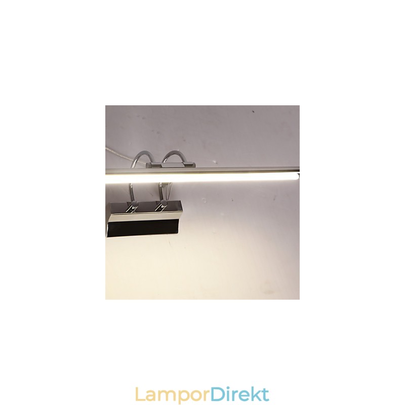 Spegellampor I Rostfritt Stål Akryl Badrumsvägglampor Sminklampor Kall Vit Varmvit (Storlek: 57X13,5X15)