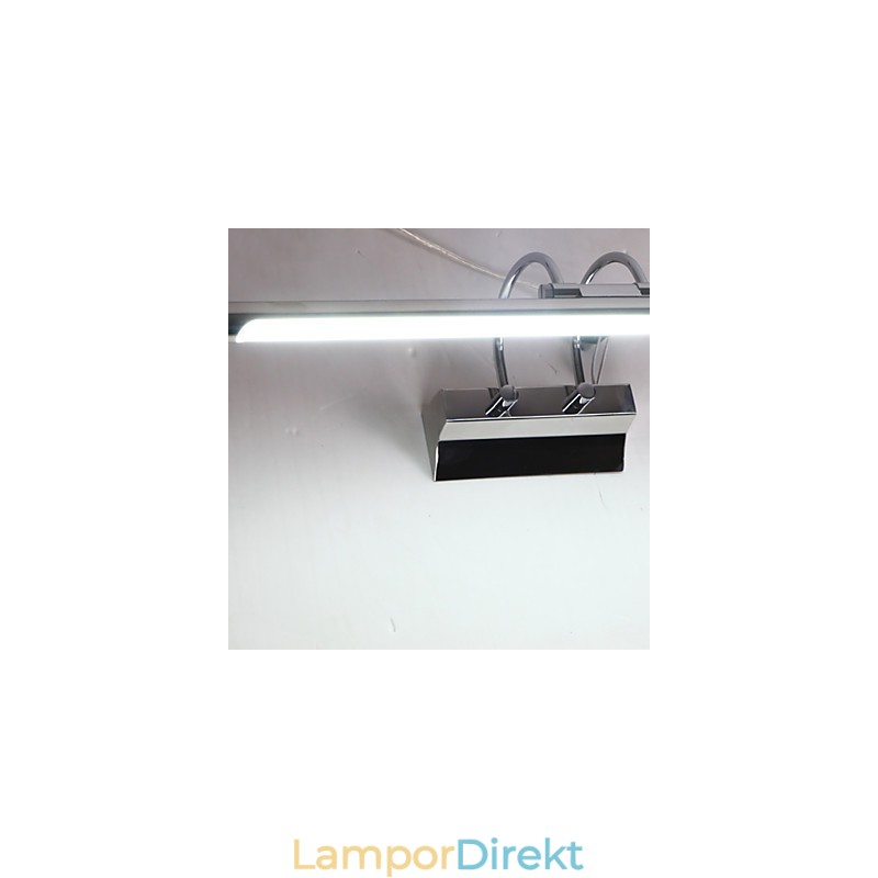 Spegellampor I Rostfritt Stål Akryl Badrumsvägglampor Sminklampor Kall Vit Varmvit (Storlek: 57X13,5X15)