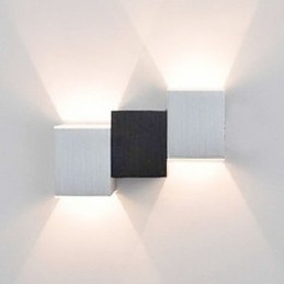 Mini Style Flush Mount Vägglampor Modern Contemporary Metal