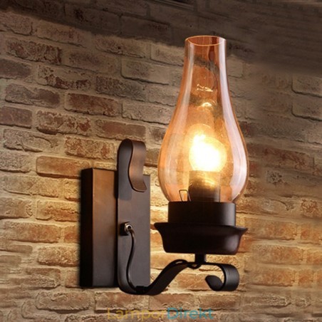 Retro Rustik Nordisk Glasvägglampa Sovrum Sänglampa Vintage Industriell Vägglampa Retro Rustik Nordisk Glasvägglampa Sovrum Sänglampa Vintage Industriell Vägglampa