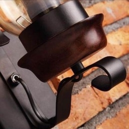 Retro Rustik Nordisk Glasvägglampa Sovrum Sänglampa Vintage Industriell Vägglampa