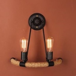 Kontrakterad Balkong Trapplampa Halvcirkel Hamprep Vägglampa