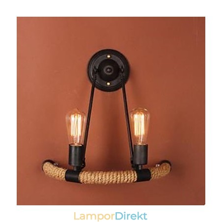 Kontrakterad Balkong Trapplampa Halvcirkel Hamprep Vägglampa Kontrakterad Balkong Trapplampa Halvcirkel Hamprep Vägglampa