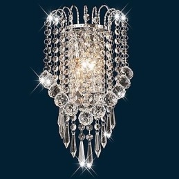 Crystal Flush Mount Vägglampor Modern Contemporary Metal