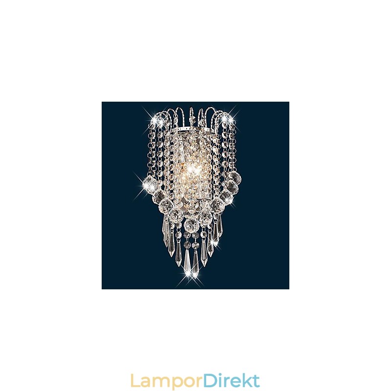Crystal Flush Mount Vägglampor Modern Contemporary Metal