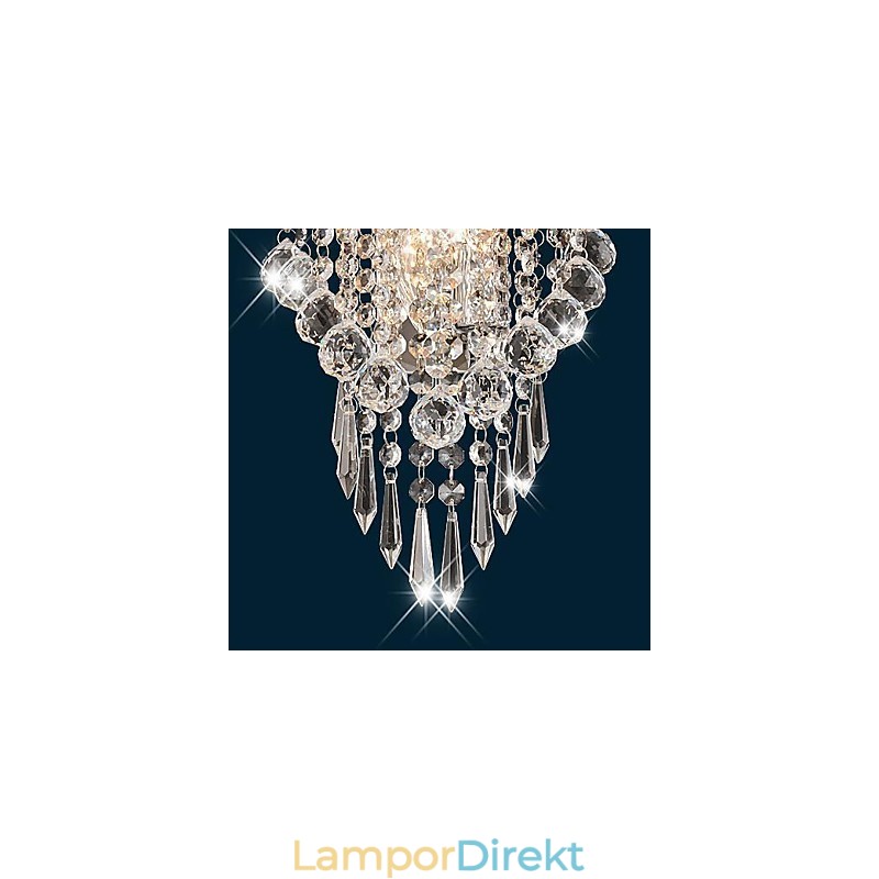 Crystal Flush Mount Vägglampor Modern Contemporary Metal
