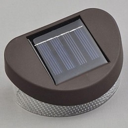 Vitt Ljus Solar Ljusväg Vägg Landskap Montering Trädgårdsstängsel Ljus