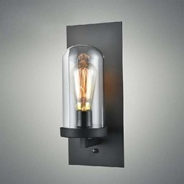 Rustik Stil Armaturer Järn Glas Vägglampa Retro Vägglampa Ljus Från Usa