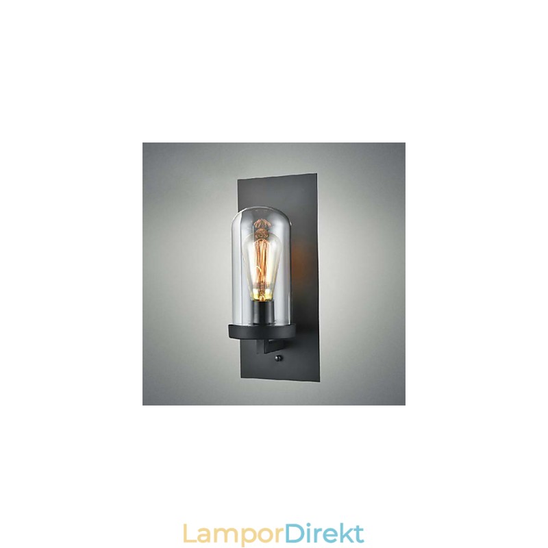 Rustik Stil Armaturer Järn Glas Vägglampa Retro Vägglampa Ljus Från Usa