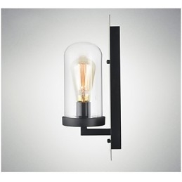 Rustik Stil Armaturer Järn Glas Vägglampa Retro Vägglampa Ljus Från Usa
