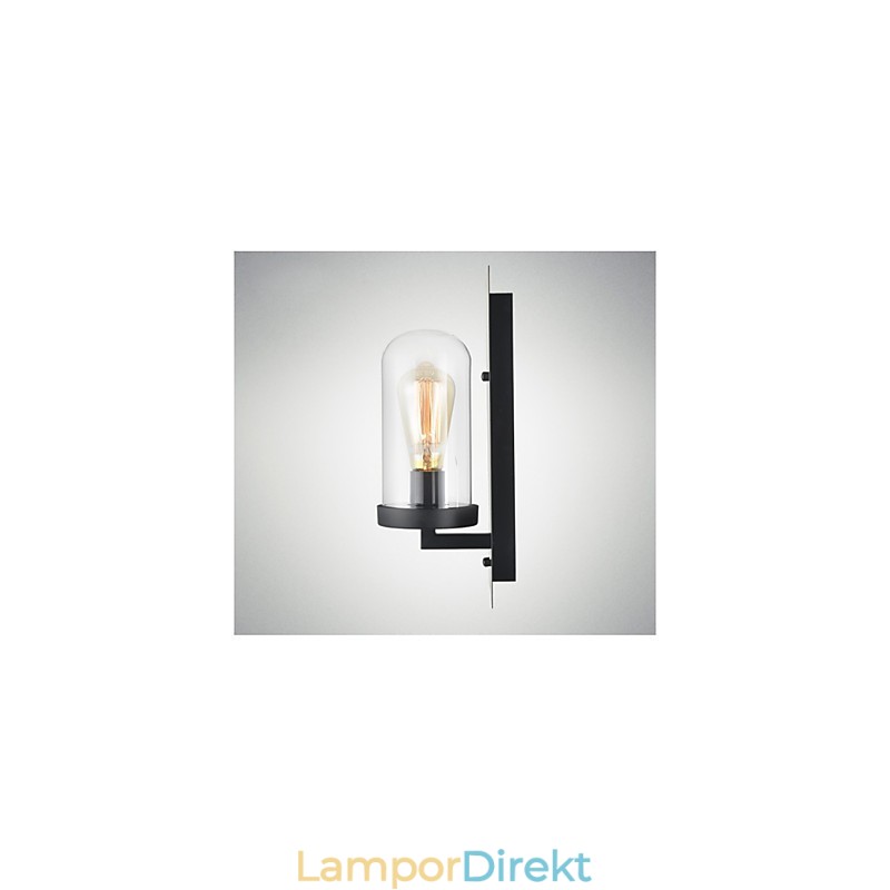 Rustik Stil Armaturer Järn Glas Vägglampa Retro Vägglampa Ljus Från Usa