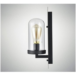 Rustik Stil Armaturer Järn Glas Vägglampa Retro Vägglampa Ljus Från Usa