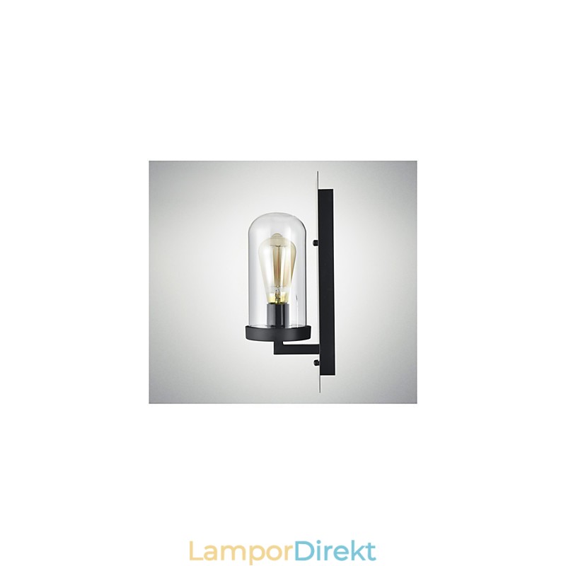Rustik Stil Armaturer Järn Glas Vägglampa Retro Vägglampa Ljus Från Usa