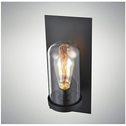 Rustik Stil Armaturer Järn Glas Vägglampa Retro Vägglampa Ljus Från Usa