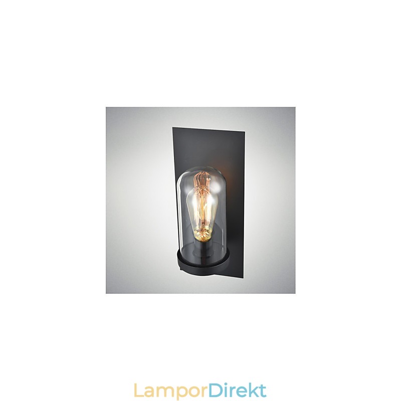 Rustik Stil Armaturer Järn Glas Vägglampa Retro Vägglampa Ljus Från Usa