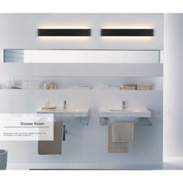 Långa Moderna Samtida Vägglampor Och Lampetter För Inomhus Metallvägglampa Ip 44 För Badrum, Sovrum, Vardagsrum