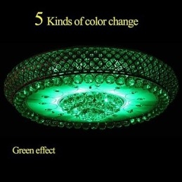 Rund Kristall Absorbera Dome Light Taklampa Diameter 80Cm Innehåller 15 Glödlampor