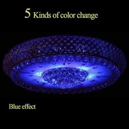 Rund Kristall Absorbera Dome Light Taklampa Diameter 80Cm Innehåller 15 Glödlampor