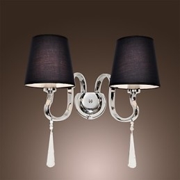 Crystal Wall Sconces Traditionell Klassisk Metall