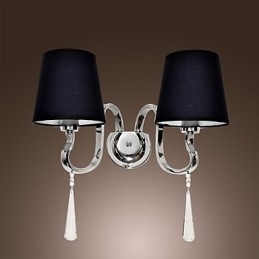 Crystal Wall Sconces Traditionell Klassisk Metall