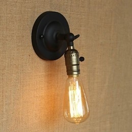 Edison Glödlampa Aisle Retro Minimalistisk Sänggång Cafe Terrass Kanal Mini Vägglampa
