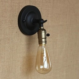 Edison Glödlampa Aisle Retro Minimalistisk Sänggång Cafe Terrass Kanal Mini Vägglampa