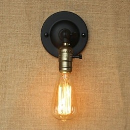 Edison Glödlampa Aisle Retro Minimalistisk Sänggång Cafe Terrass Kanal Mini Vägglampa