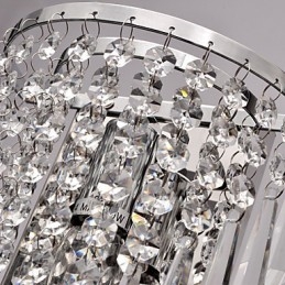 Halvcirkelformad Vägglampa I Crystal Feature