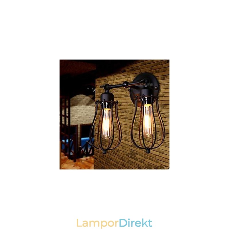 Township Dubbel Grapefrukt Vägglampa