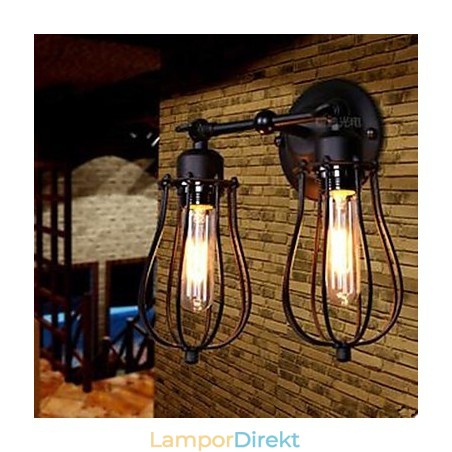 Township Dubbel Grapefrukt Vägglampa