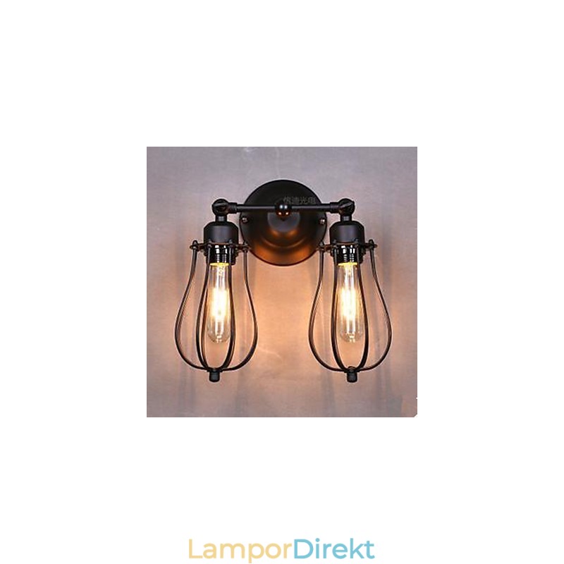 Township Dubbel Grapefrukt Vägglampa