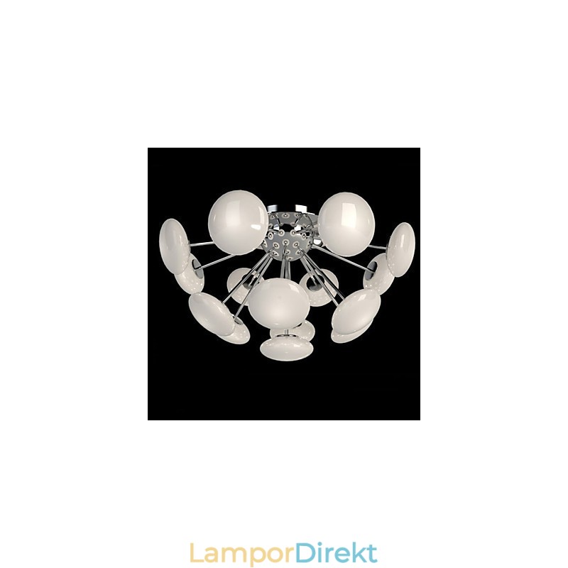 Modernyestaurant Lampa Enkel Cirkulär Glaskonst Pendellampa Europeisk Stil
