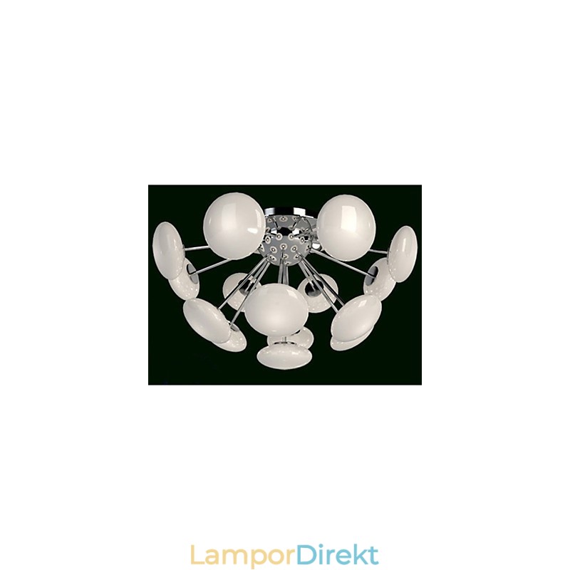 Modernyestaurant Lampa Enkel Cirkulär Glaskonst Pendellampa Europeisk Stil