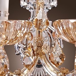 Elegant Kristallvägglampa Med 2 Lampor
