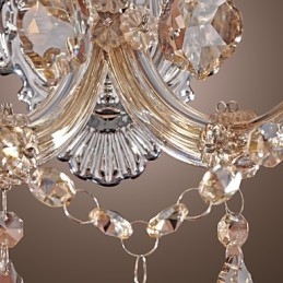 Elegant Kristallvägglampa Med 2 Lampor