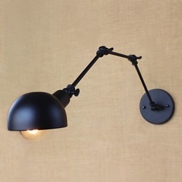 Retro Industriell Stil Gångtrappa Korridor Långarm Vägglampa Smidesjärn Balkong Restaurang Bar