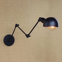 Retro Industriell Stil Gångtrappa Korridor Långarm Vägglampa Smidesjärn Balkong Restaurang Bar