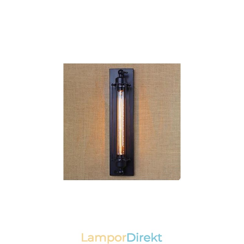 Edison Bulbs Flute Dekorativ Vägglampa