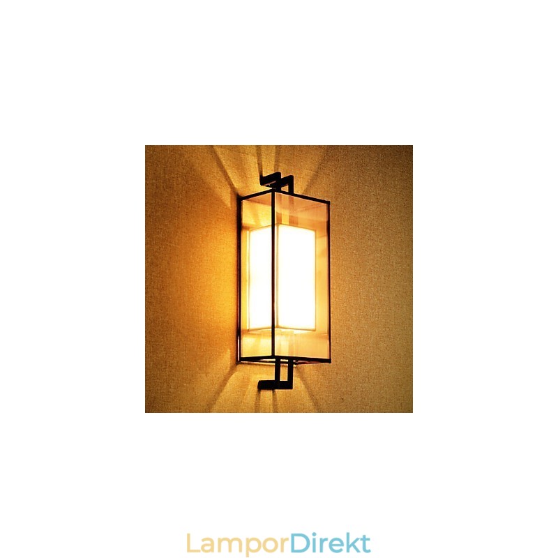 Retro Rustik Nordisk Glasvägglampa Sovrum Sänglampa Vintage Industriell Vägglampa