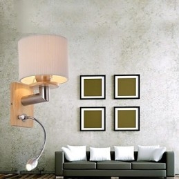 Vägglampa One Light Med Läslampa